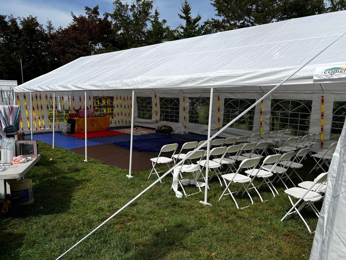 Ceremony Tent Setup