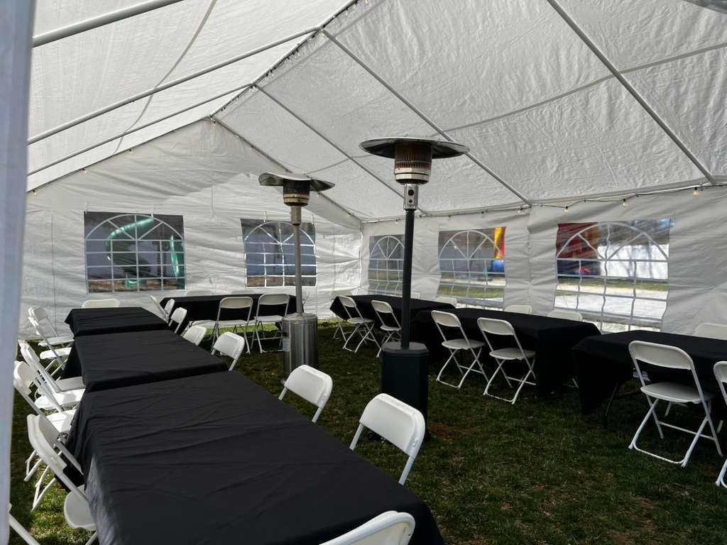 Interior with Black Linens